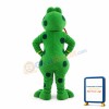 Cartoon Green Snake Mascot Costume