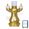 Burning Candle On Candlestick Mascot Costume