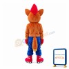 Playing Fox With Ice Skates Mascot Costume