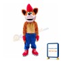 Playing Fox With Ice Skates Mascot Costume