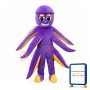 Purple Octopus Mascot Costume