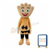 Palm Shaped Head Doll Mascot Costume