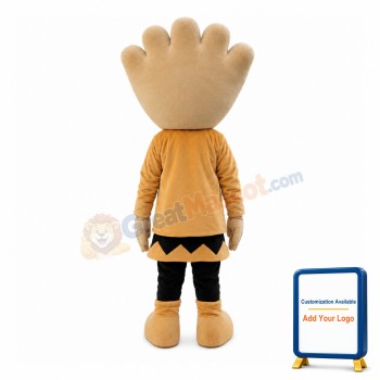Palm Shaped Head Doll Mascot Costume