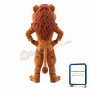 Elated Muscle Lion Mascot Costume
