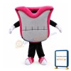 Cartoon Mouth With Pink Lips Mascot Costume