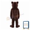 Upbeat Brown Bear Mascot Costume