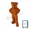 Wild Long Fur Brown Bear Mascot Costume