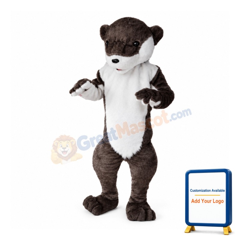 Carefully Walking Skunk Mascot Costume