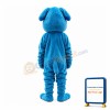 Super Lovely Blue Dog With Big Mouth Mascot Costume