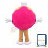 Pink Donut With Colored Sugar Granules Mascot Costume