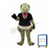 Brutal Green Tyrannosaurus Rex Mascot Costume