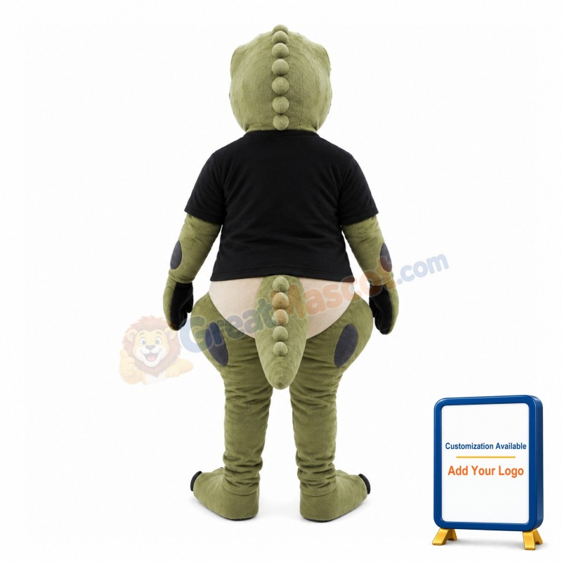 Brutal Green Tyrannosaurus Rex Mascot Costume
