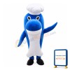 Reliable Dolphin Chef With Hat Mascot Costume