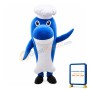 Reliable Dolphin Chef With Hat Mascot Costume