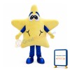 Yellow Star With Blue Pants Mascot Costume