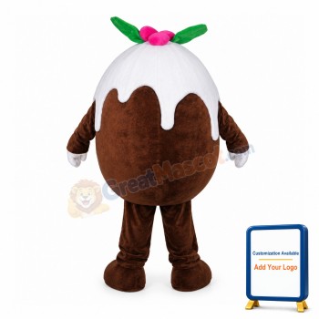 Ice Cream Chocolate Bean Mascot Costume