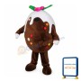 Ice Cream Chocolate Bean Mascot Costume
