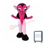 Charming Pink Female Elf Mascot Costume
