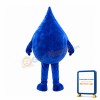 Dark Blue Water Drop Mascot Costume