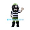 Abominable One-eyed Robber Mascot Costume