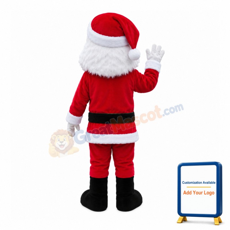 Responsible Santa Claus Mascot Costume