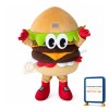 Double Beef Cheese Burger Mascot Costume
