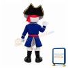 Experienced Dog Captain Mascot Costume