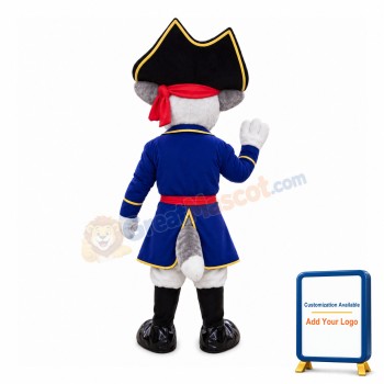 Experienced Dog Captain Mascot Costume