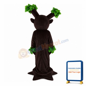 Brown Tree With Bare Branches Mascot Costume