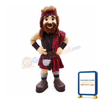 Brutal Rude Tribal Man Mascot Costume