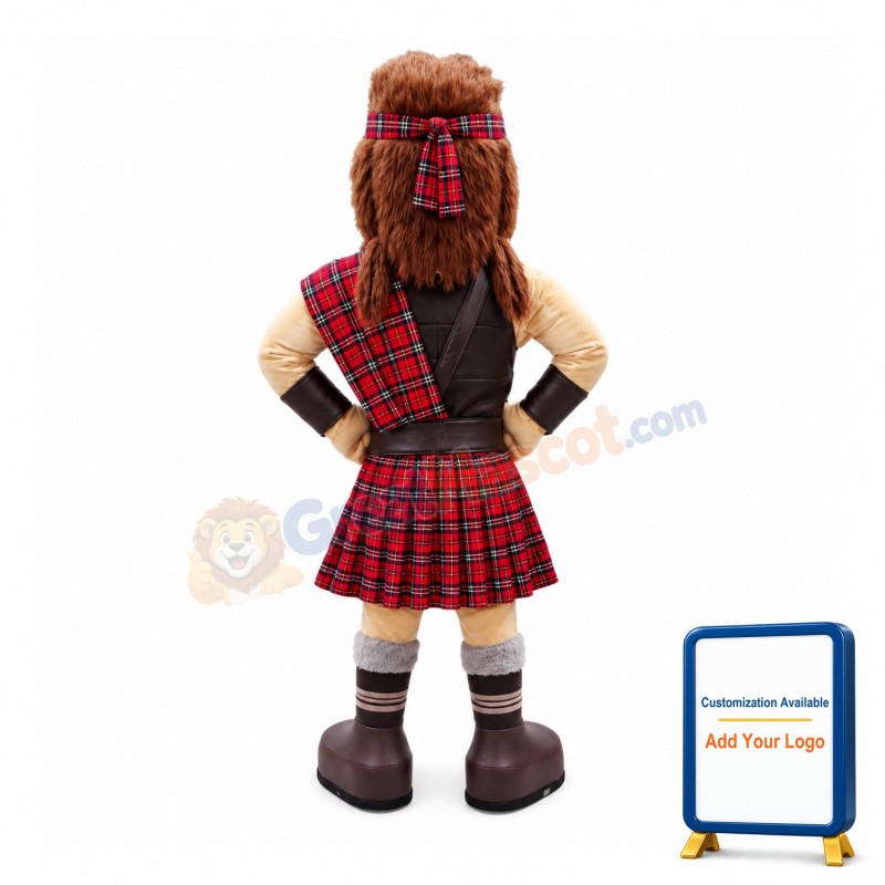 Brutal Rude Tribal Man Mascot Costume