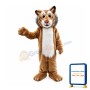 Bold Tiger With Asymmetric Ears Mascot Costume