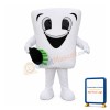 Cartoon Tooth With Brush Mascot Costume