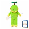 Cartoon Little Dinosaur WIth Bamboo Dragonfly Mascot Costume