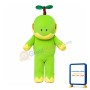 Cartoon Little Dinosaur WIth Bamboo Dragonfly Mascot Costume
