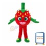 Strawberry With Small Flowers Mascot Costume