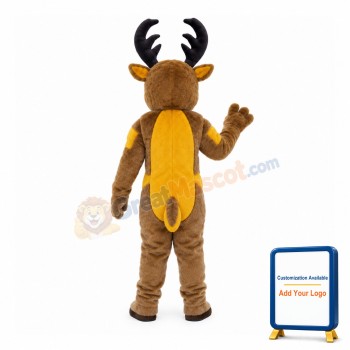 Adult Muscle Reindeer Mascot Costume