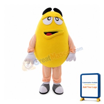 Round Chocolate Beans Mascot Costume