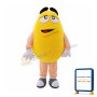 Round Chocolate Beans Mascot Costume