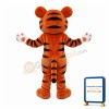 Big Head Delightful Tiger Mascot Costume
