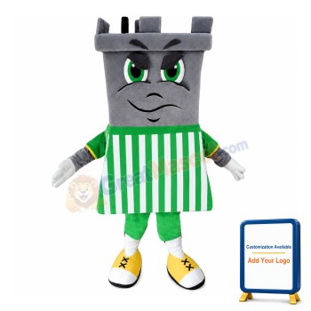 Towering Castle Mascot Costume