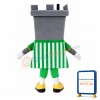 Towering Castle Mascot Costume