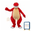 Giant Forceful Red Dinosaur Mascot Costume