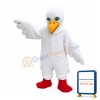 White Bird With Light Blue Eyes Mascot Costume