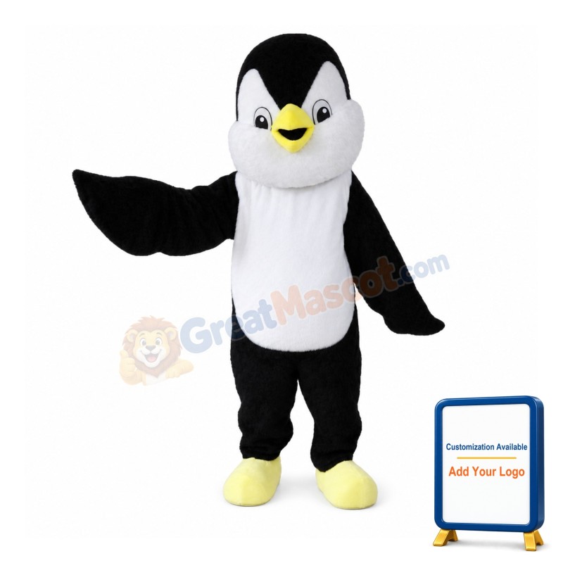 Lovable Fat Penguin Mascot Costume