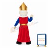 Sociable Old King Mascot Costume