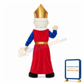 Sociable Old King Mascot Costume