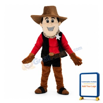 Western Cowboy Mascot Costume