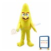 Yellow Conical Bird Mascot Costume