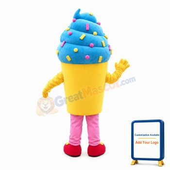 Tempting Cupcakes With Jelly Bean Mascot Costume